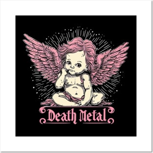 Death metal cherub Posters and Art